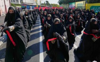 Iranians rally by the hundreds of thousands in biggest show of defiance since war began