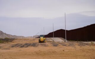 Trump’s border wall construction cut into an ancient ground carving older than Stonehenge