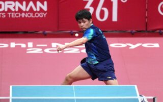 Lin Shidong, Triple Crown Champion! Defeated Wang Chuqin 4-0 and won the Asian Games men’s singles championship
