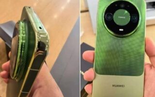 Huawei Mate 90 real phone photos leaked: green body with round camera