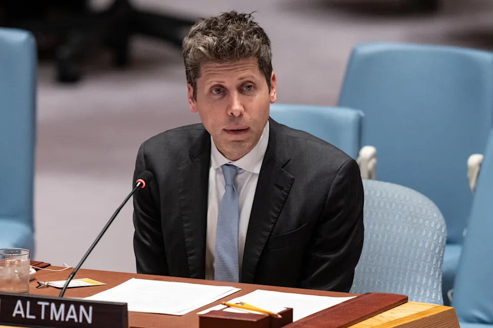 NEW YORK, UNITED STATES - 2026/09/23: Sam Altman, Chief Executive Officer, OpenAI speaks during Security Council meeting on Artificial intelligence and international security at UN Headquarters. (Photo by Lev Radin/Pacific Press/LightRocket via Getty Images)