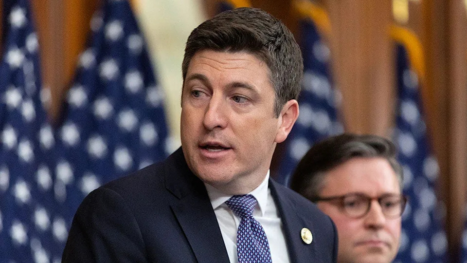 Rep. Bryan Steil speaking at a press conference in Washington, D.C.