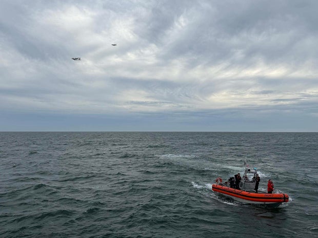 U.S. Coast Guard search for missing medical plane