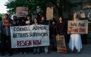 ‘Ban the frats’: Protests erupt at Cornell over handling of rape allegation