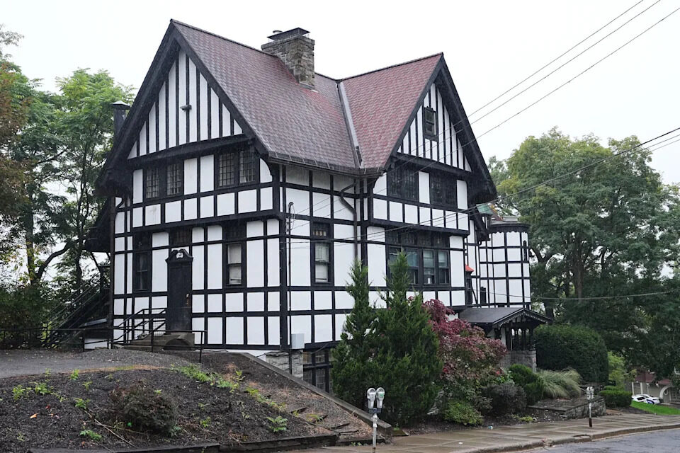 The Chi Phi fraternity house at Cornell University in Ithaca, N.Y., on Oct. 1.